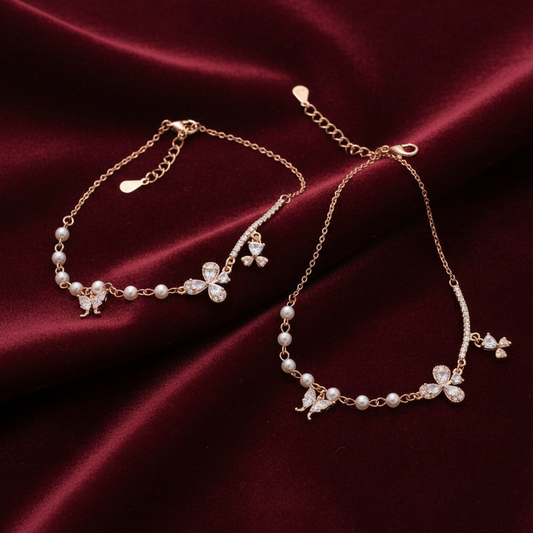 92.5 silver Anklets 