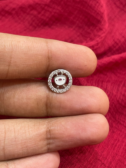 92.5 Silver Stylish Cute Earrings for Women | Trendy Elegant Design | Everyday Wear Jewellery
