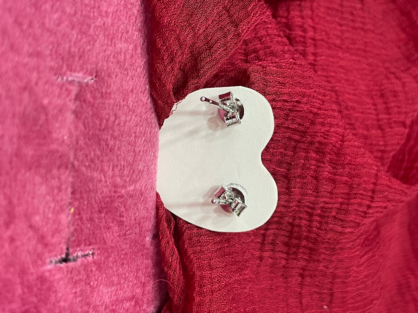 92.5 Silver Rhombus Shape Studs | Stylish Geometric Design | Jewellery