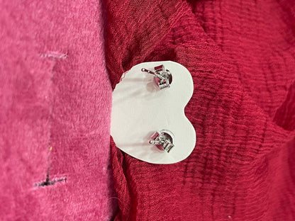 92.5 Silver Rhombus Shape Studs | Stylish Geometric Design | Jewellery