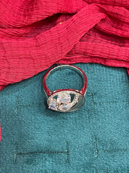 92.5 Silver Classy Round Ring for Women Size 17 | Elegant Minimal Design | Premium Jewellery