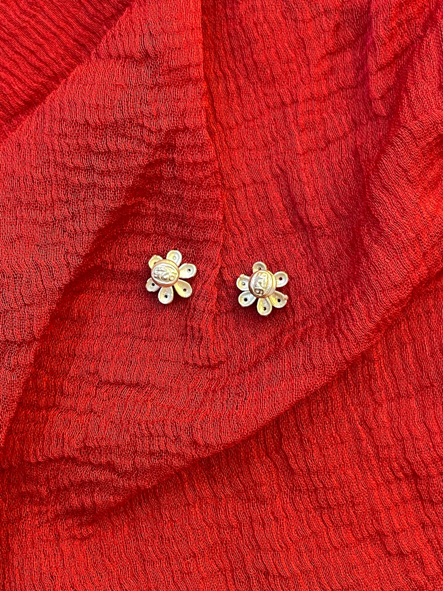 92.5 Silver Multicolor Second Studs / Nose Pin (Single Piece) | Stylish Vibrant Design | Jewellery