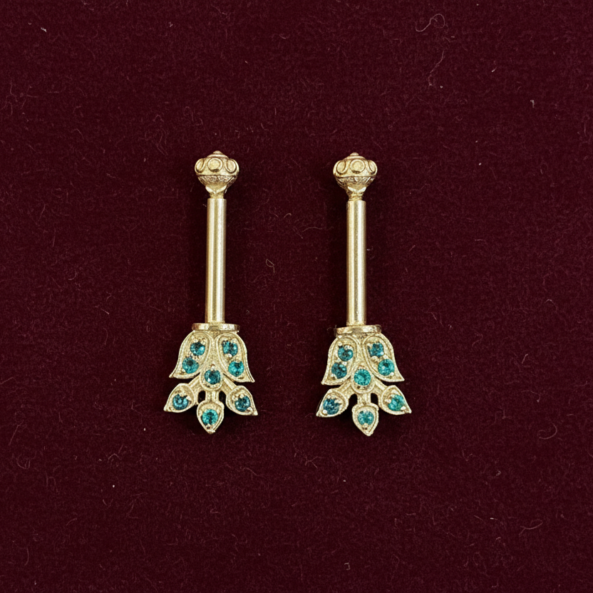 92.5 Silver 2-in-1 Pattern Bugadi (Pair) | Versatile Stylish Design | Jewellery