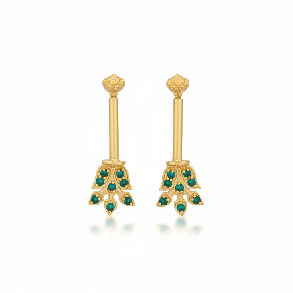 92.5 Silver 2-in-1 Pattern Bugadi (Pair) | Versatile Stylish Design | Jewellery