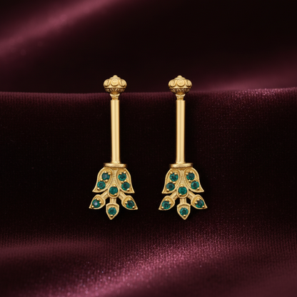 92.5 Silver 2-in-1 Pattern Bugadi (Pair) | Versatile Stylish Design | Jewellery