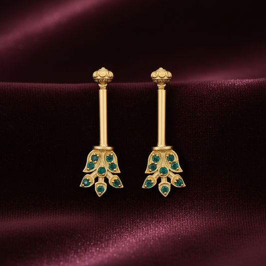 92.5 Silver 2-in-1 Pattern Bugadi (Pair) | Versatile Stylish Design | Jewellery