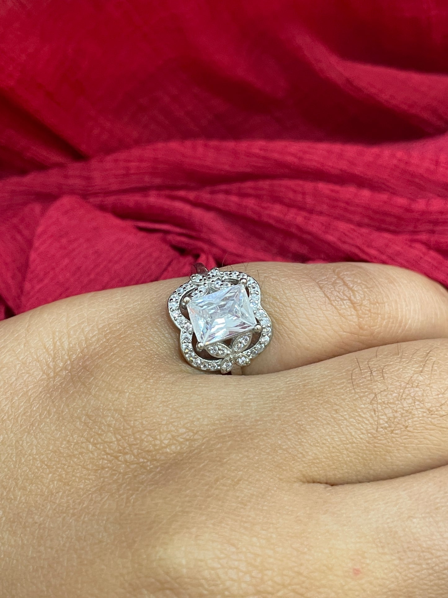 92.5 Silver Stylish Ring for Women Size 10 | Elegant Modern Design | Daily Wear Jewellery