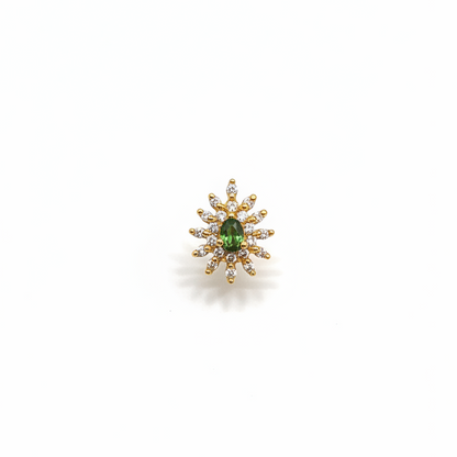 925 Silver Gold Plated Nosepin