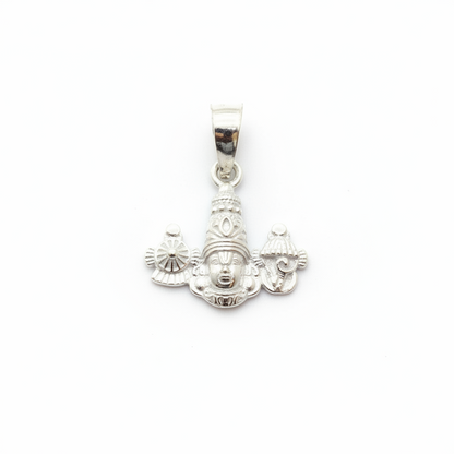 92.5 Sterling Silver Lord Venkateswara Face Pendant