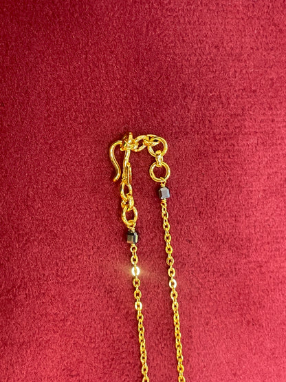 Black bead chains 18 inch