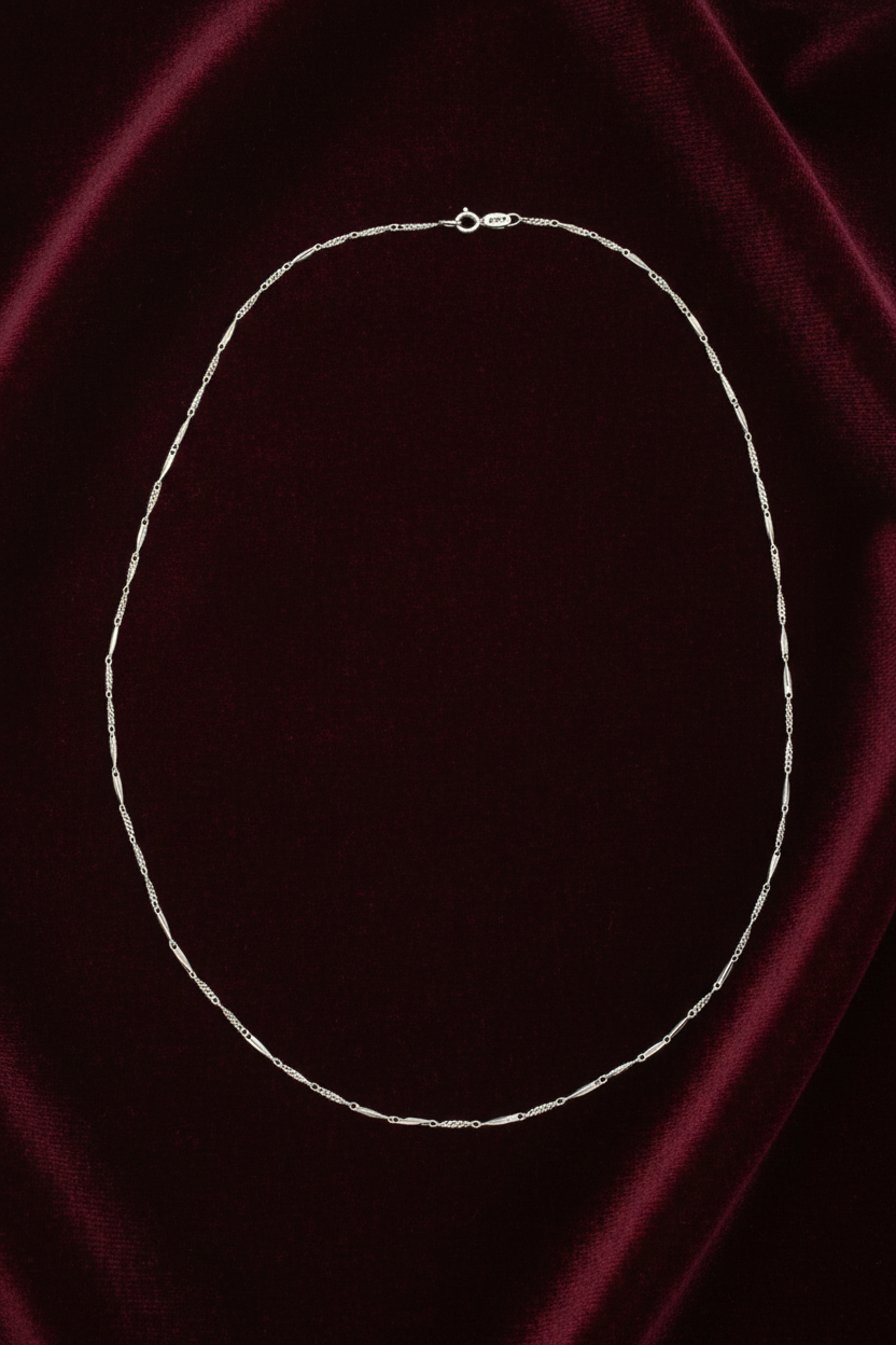 925 Silver Unique Italian Chain - 18 inches