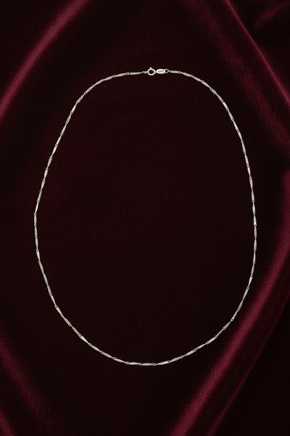 925 Silver Unique Italian Chain - 18 inches
