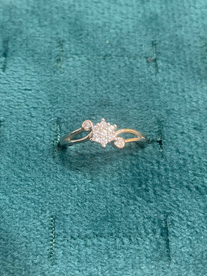 92.5 Silver Star Ring for Women Size 11 | Stylish Stellar Design | Elegant Fashion Jewellery