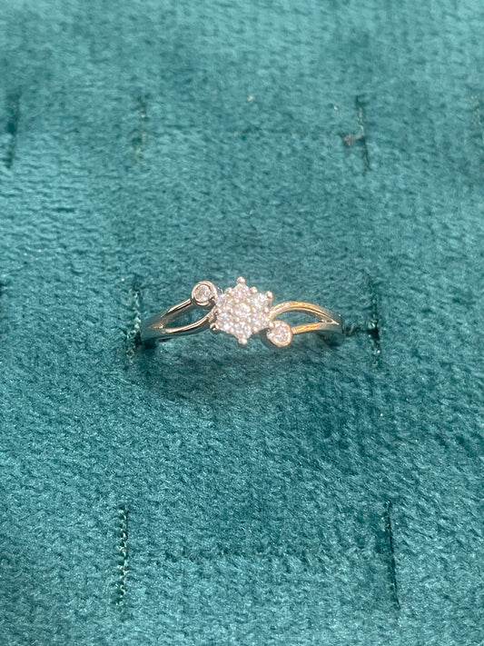 92.5 Silver Star Ring for Women Size 11 | Stylish Stellar Design | Elegant Fashion Jewellery