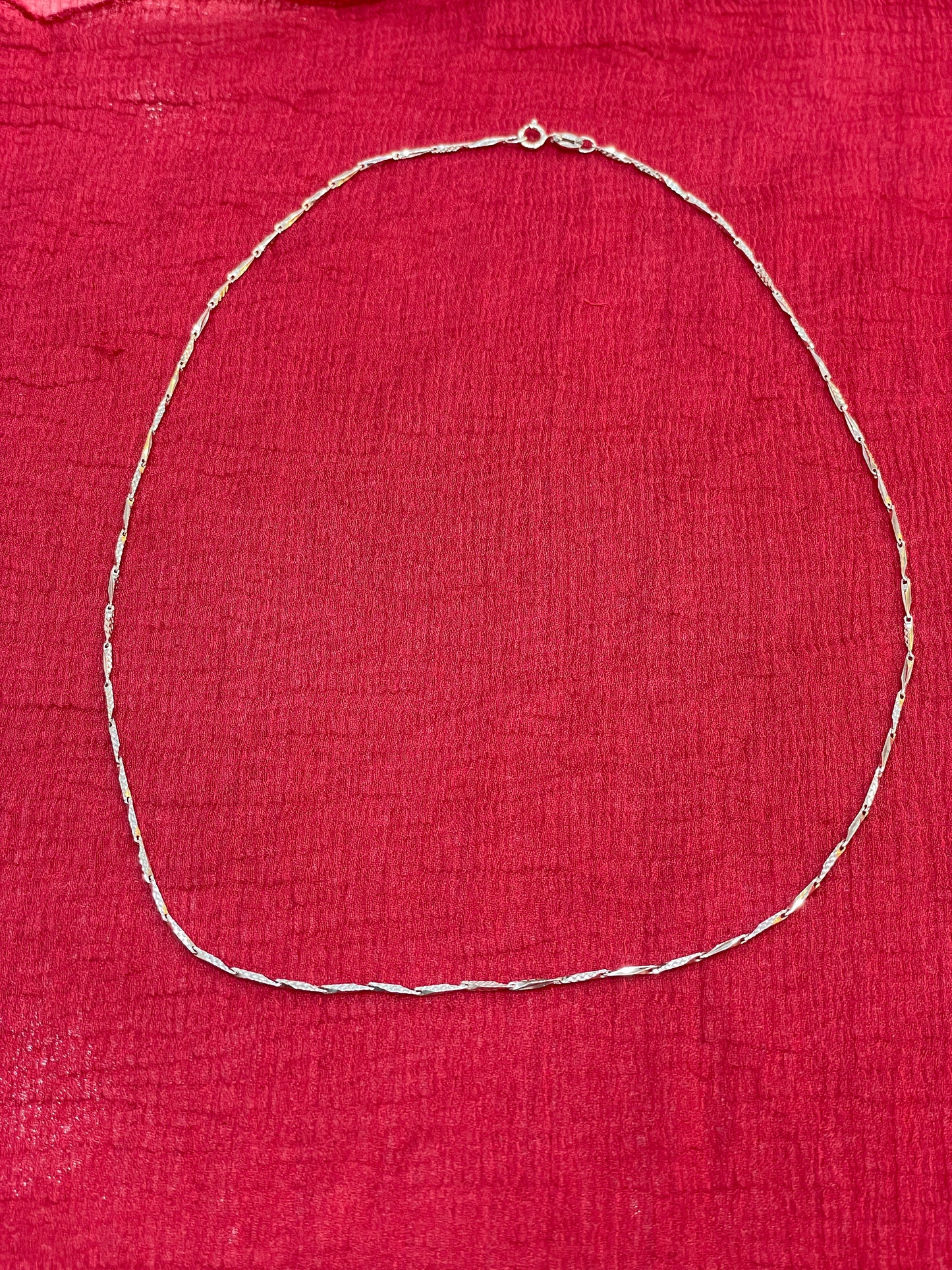 925 Silver Unique Italian Chain - 18 inches