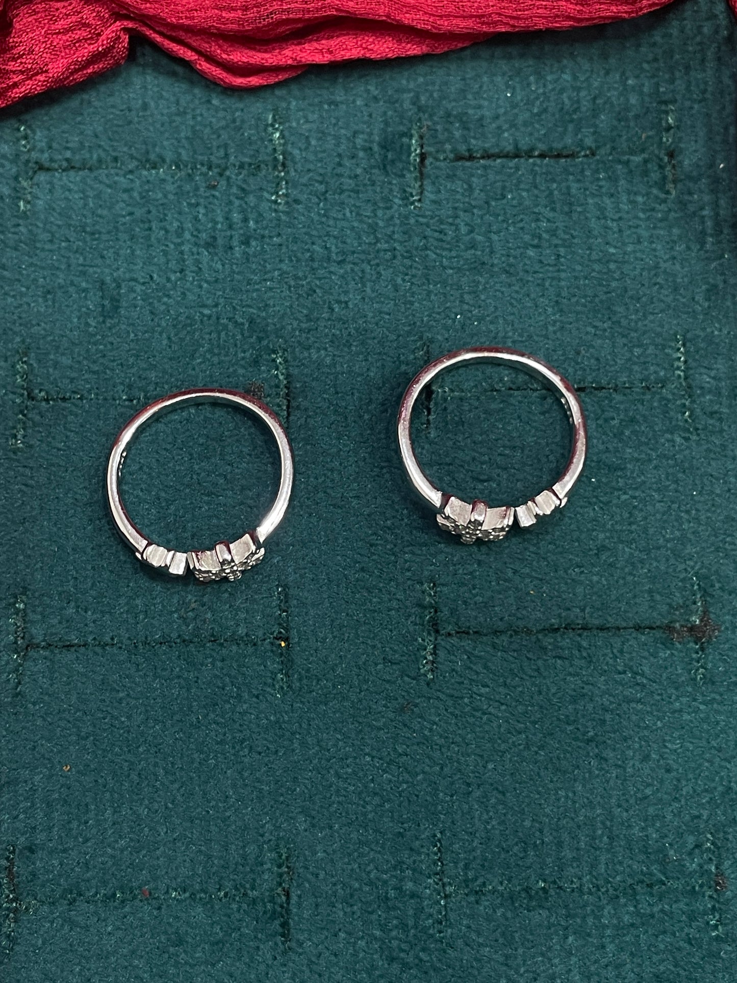 925 Silver Star Toe rings