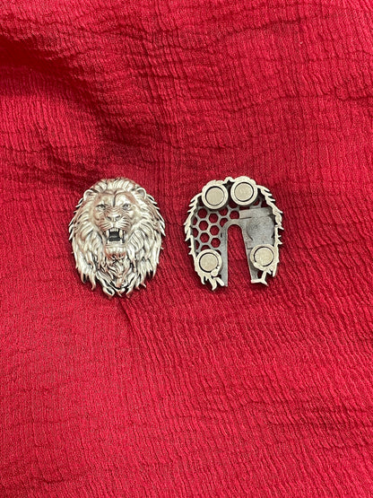 92.5 Silver Lion Brooch | Premium Royal Design | Jewellery