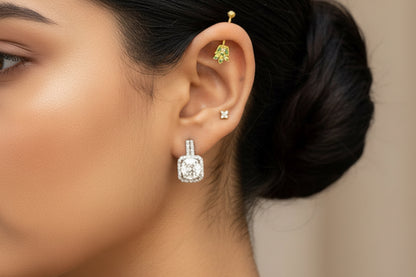 92.5 Silver 2-in-1 Pattern Bugadi (Pair) | Versatile Stylish Design | Jewellery