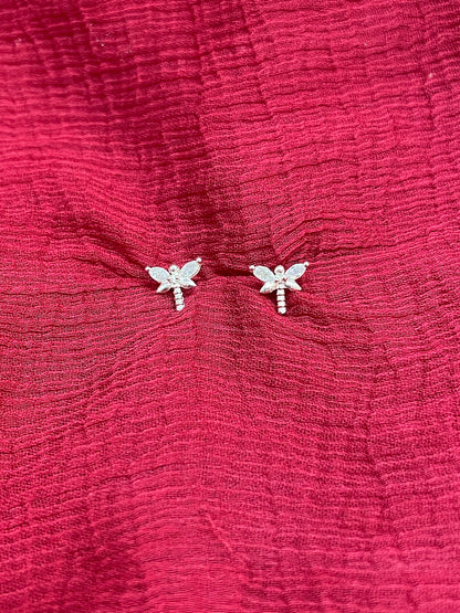 925 Silver Dragonfly studs