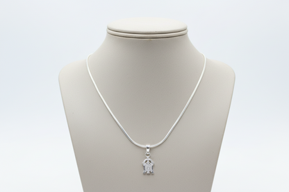 92.5 Silver Venkateswara Swamy (Balaji) Design Pendant for Men & Women – Traditional Temple Style