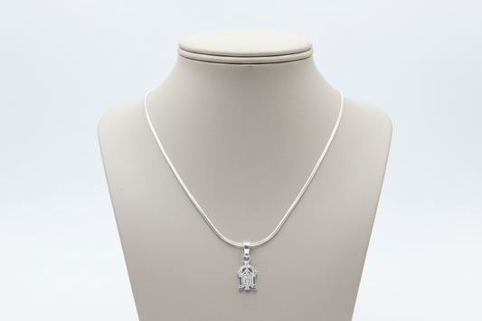 92.5 Silver Venkateswara Swamy (Balaji) Design Pendant for Men & Women – Traditional Temple Style