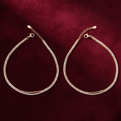 92.5 silver Anklets 