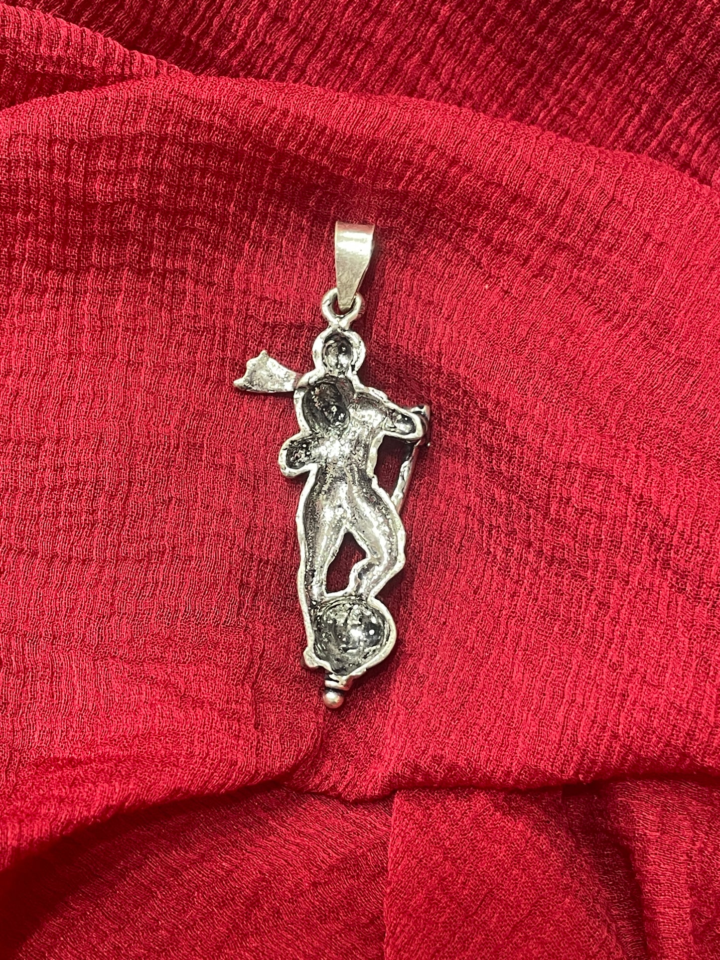 92.5 Silver Oxidised Hanuman Pendant for Men & Women | Bajrangbali Religious Design | Daily Wear Jewellery