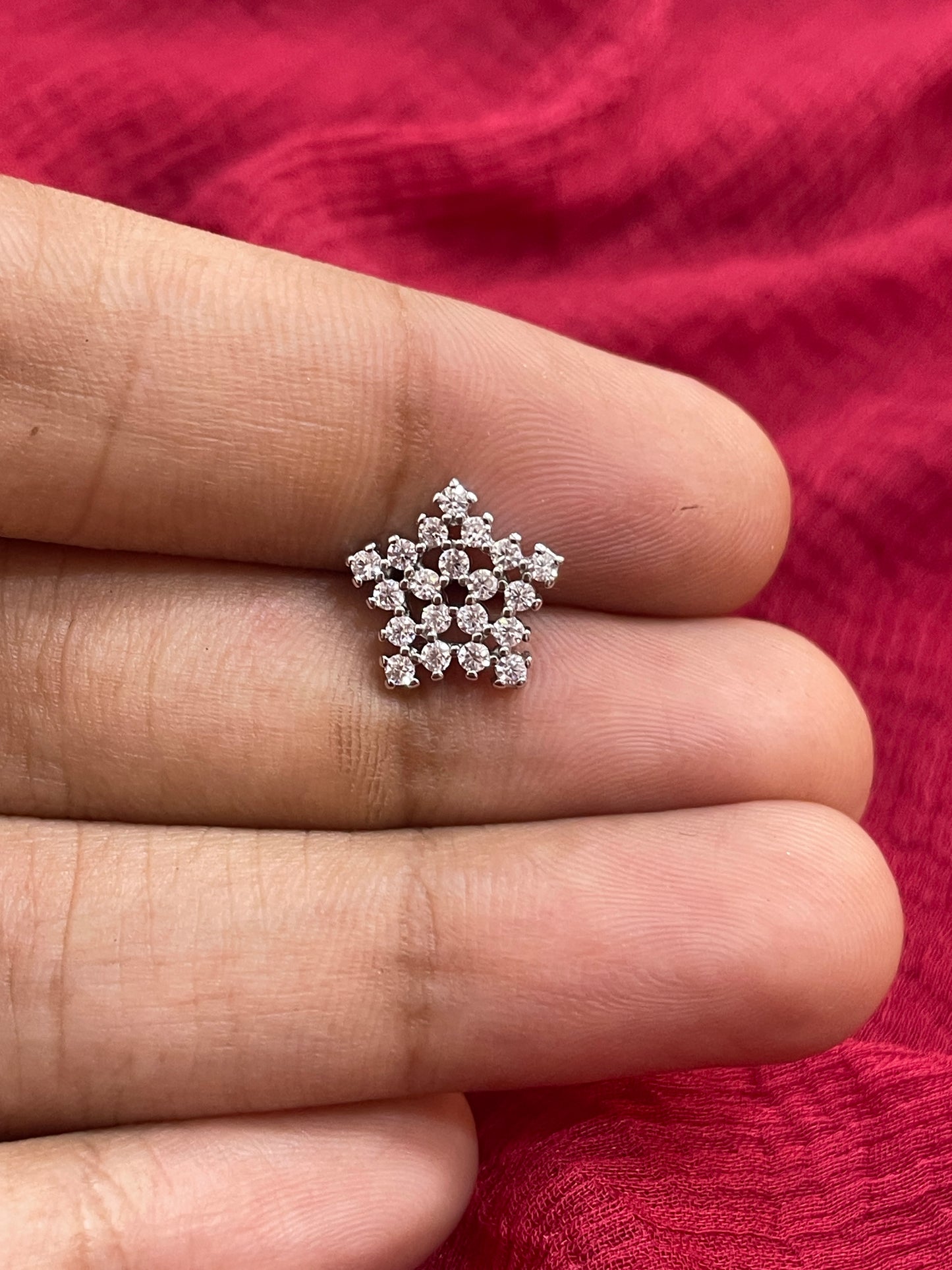 92.5 Silver White Stone Earrings for Women | Stylish Elegant Design | Trendy Jewellery