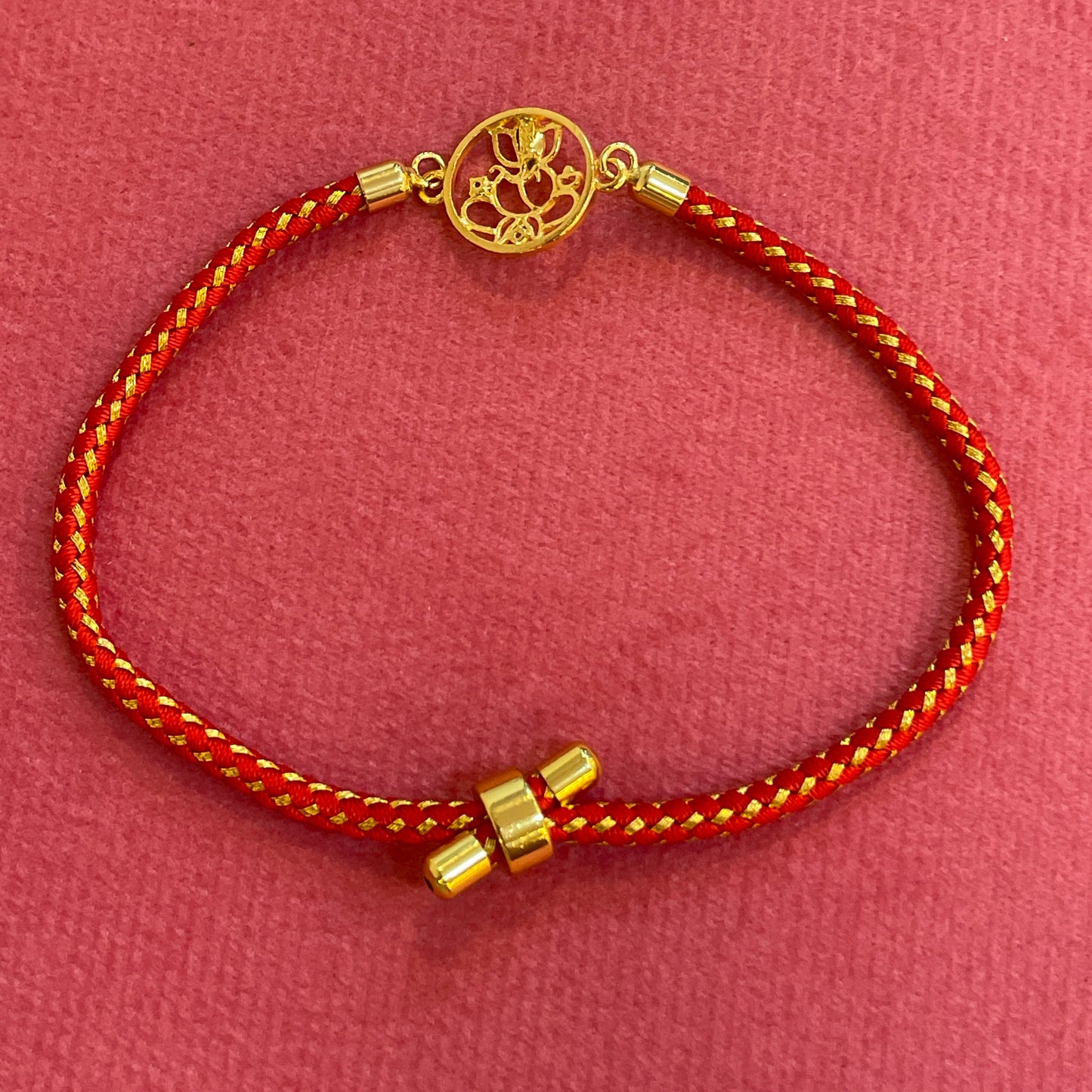 Silver Shivling Rakhi for Brother | Gold Plated Shivling Trishul Charm with CZ Stones on Black Thread