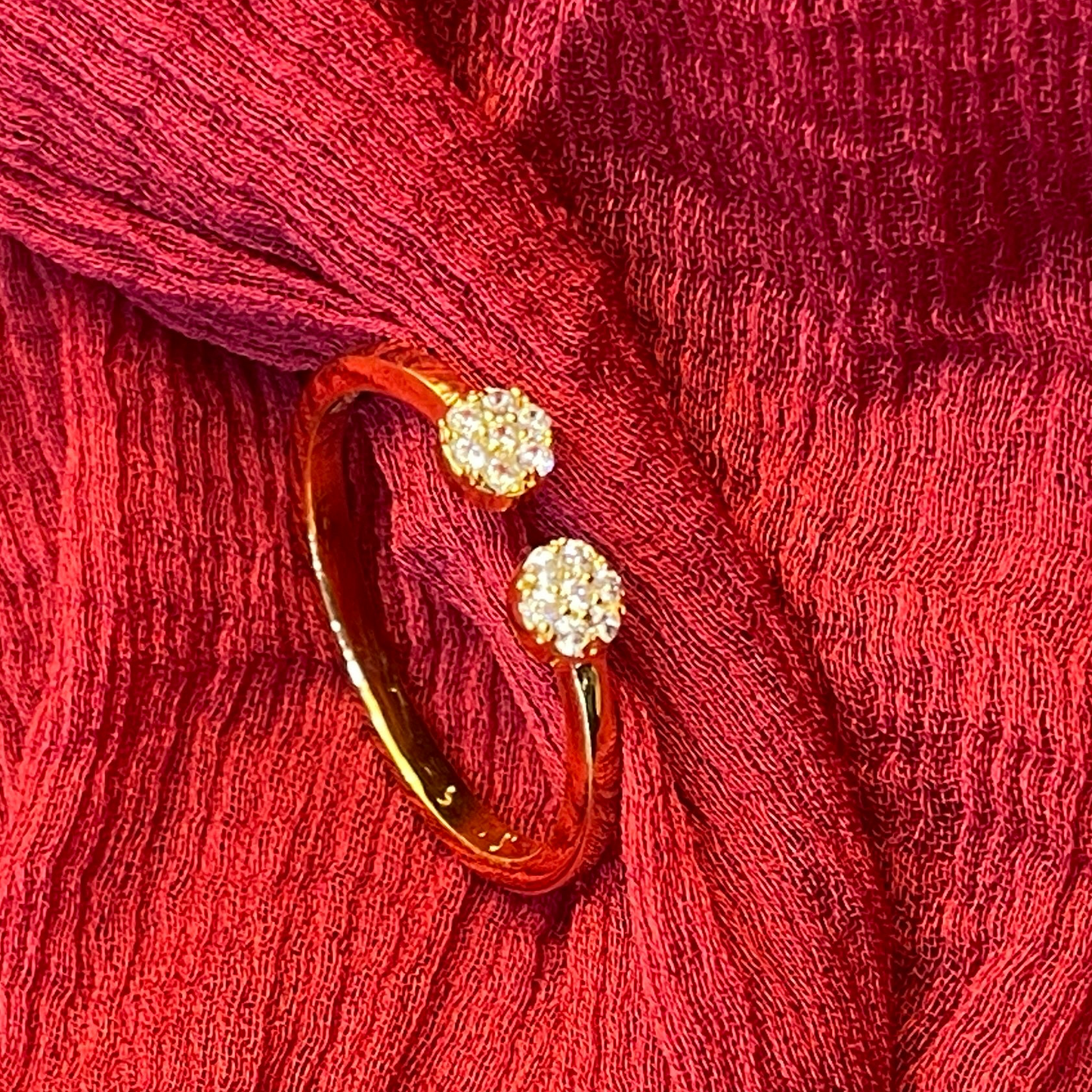 92.5 Silver Gold Plated Minimal Ring for Women | Elegant Simple Jewellery