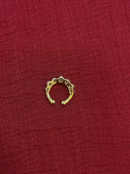 92.5 Silver Gold Plated Royal Septum