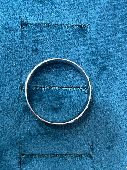92.5 Silver Simple Stylish Men’s Ring Size 21 | Clean Modern Design | Elegant Jewellery