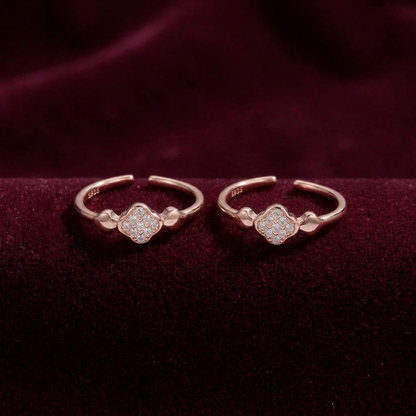 92.5 silver toe rings 