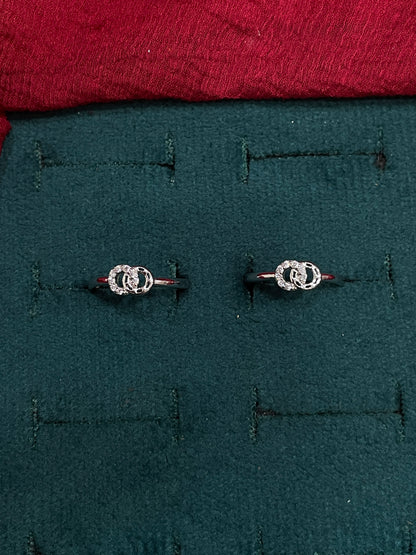 925 Silver Loop Toe Rings