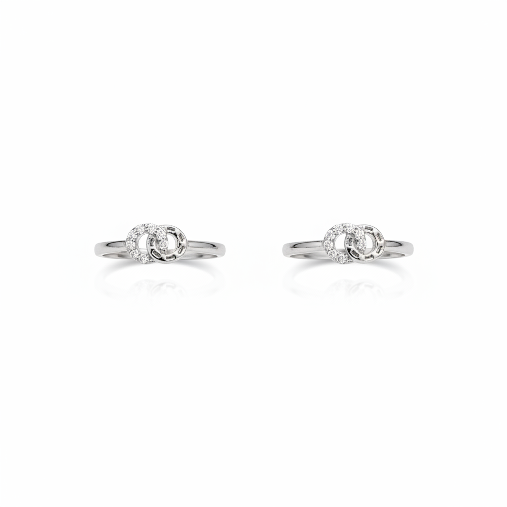 925 Silver Loop Toe Rings