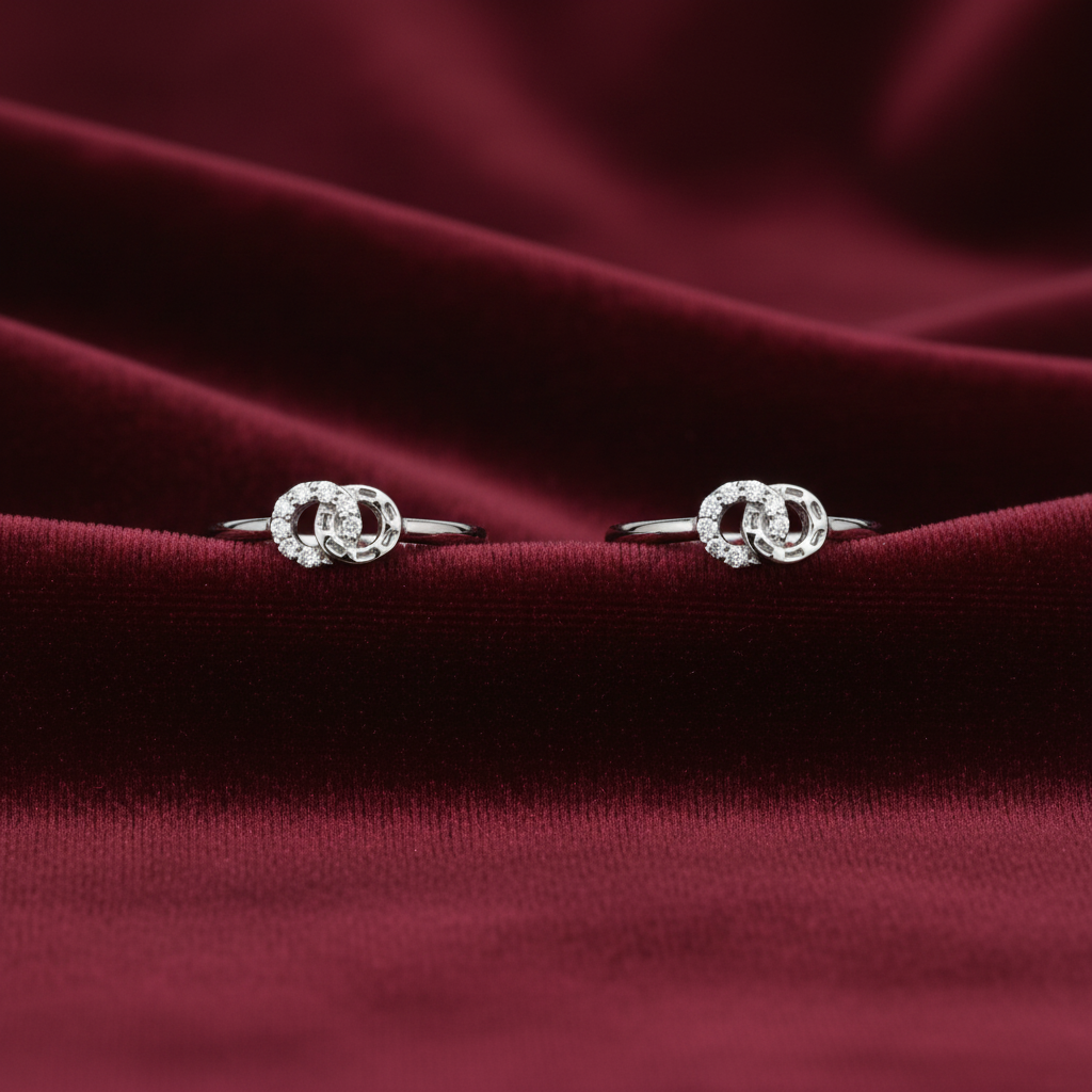 925 Silver Loop Toe Rings