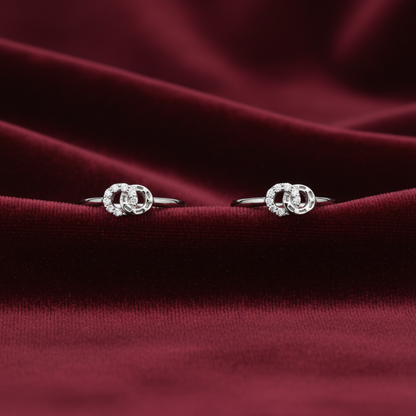 925 Silver Loop Toe Rings