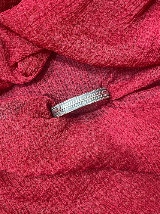 92.5 silver classy ring size 24