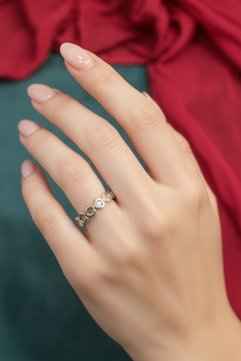 92.5 Silver ring size 15