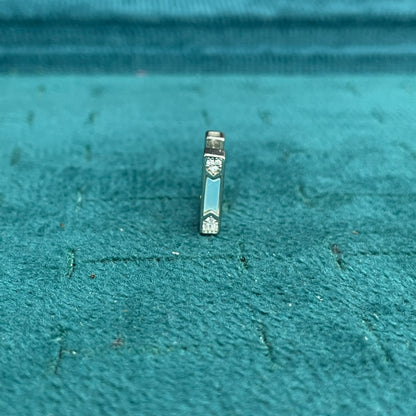 92.5 Silver Square Bali Earrings for Women | Minimal Hoop Design | Elegant Jewellery