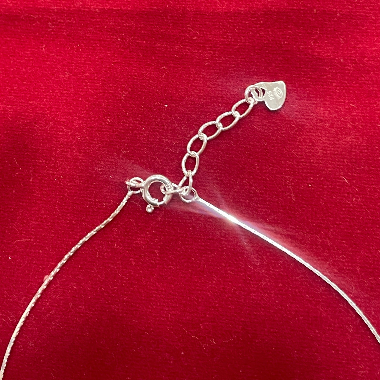 92.5 Sterling Silver Pearl Cluster Anklet for Women
