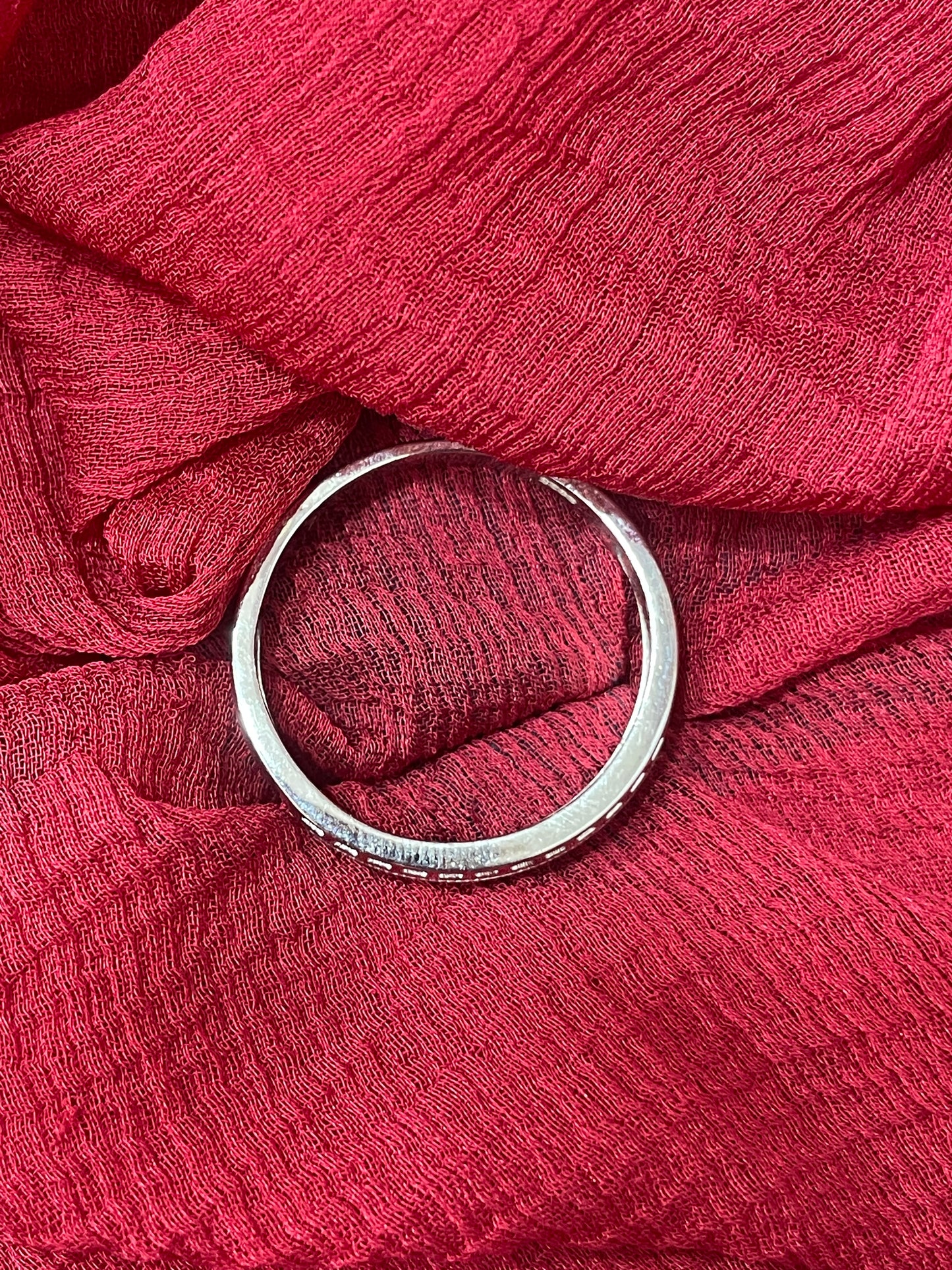 92.5 silver stylish ring size 23