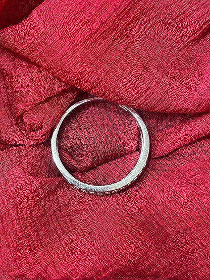 92.5 silver stylish ring size 23