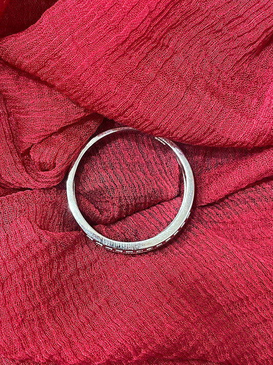 92.5 silver stylish ring size 23