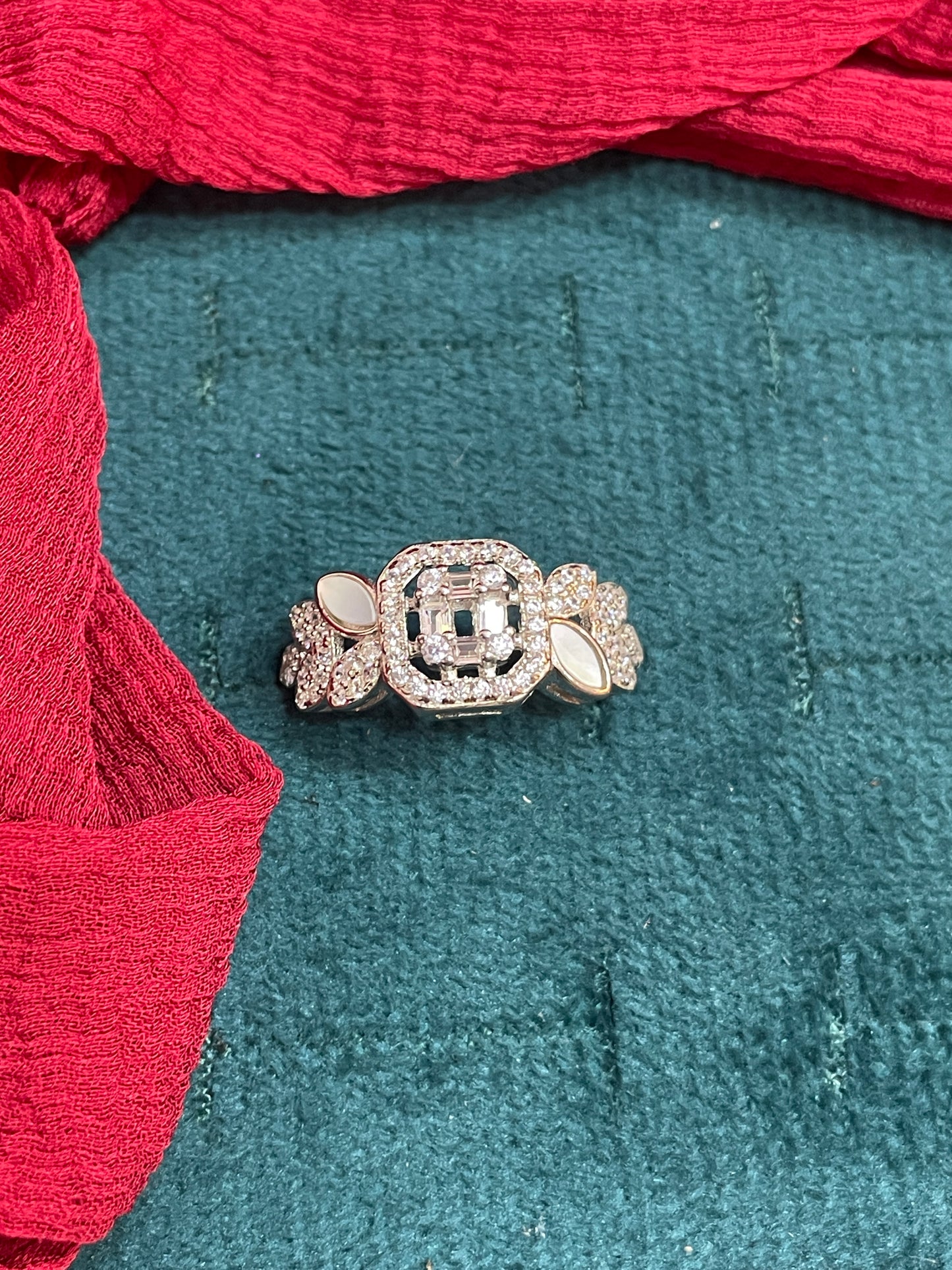 92.5 Silver Stylish Ring for Women Size 13 | Sleek Elegant Design | Everyday Wear Jewellery
