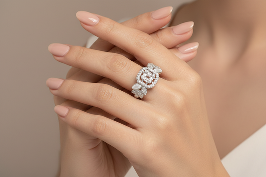 92.5 Silver Stylish Ring for Women Size 13 | Sleek Elegant Design | Everyday Wear Jewellery