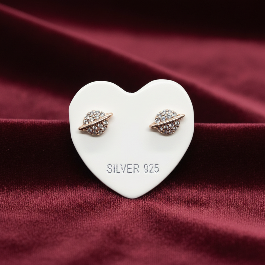 92.5 silver second studs earrings 