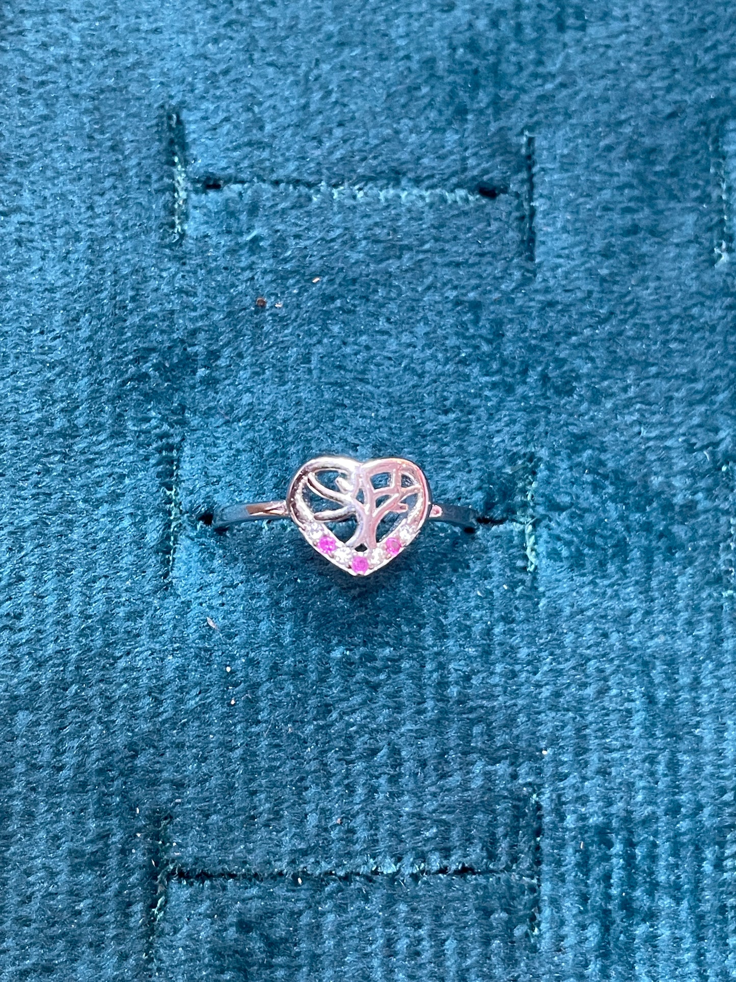 92.5 Silver Heart Ring for Women Size 7 | Stylish Romantic Design | Elegant Gift Jewellery