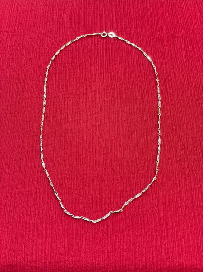 925 Silver Trendy Italian Chain - 18 inches