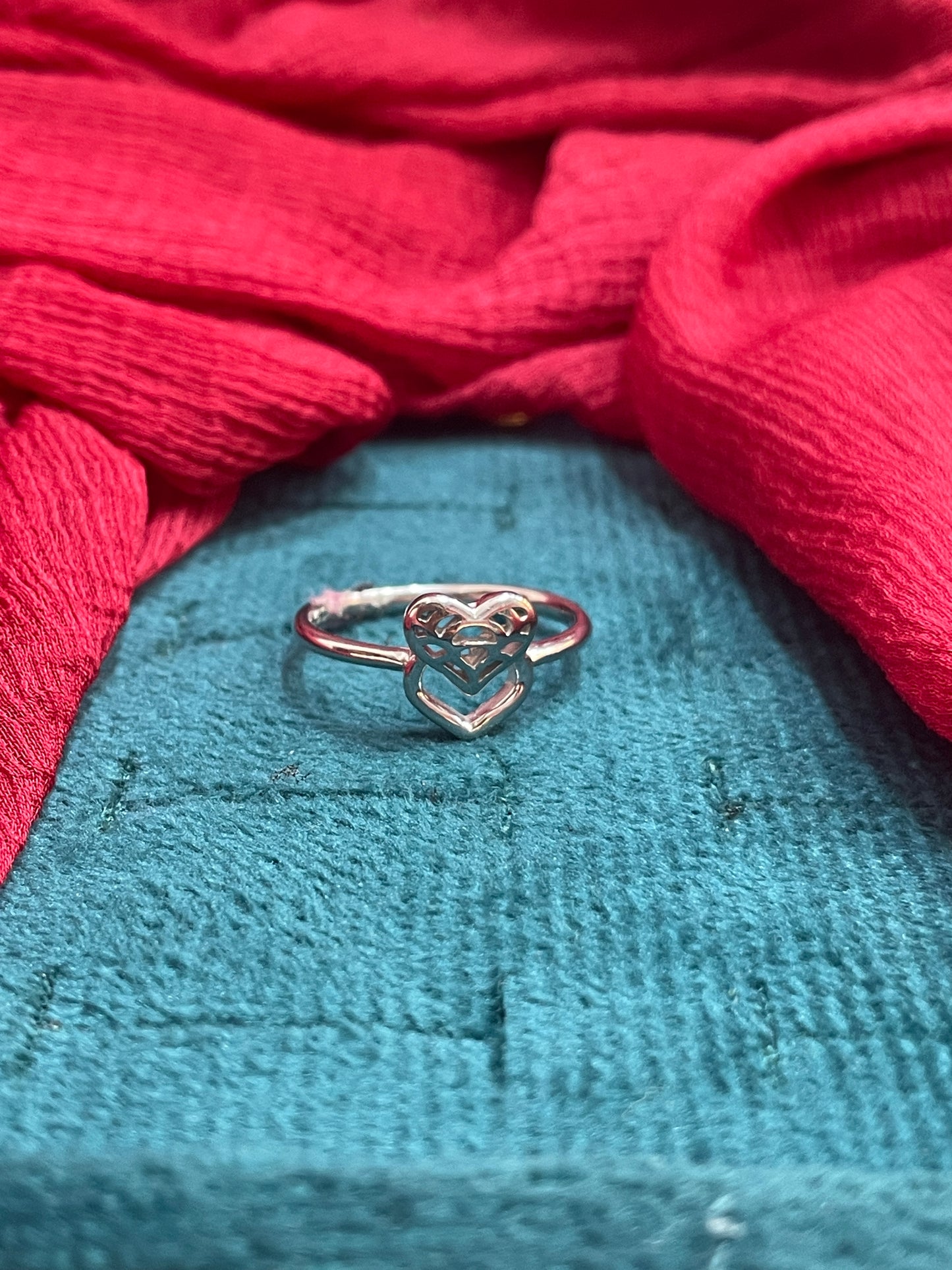 92.5 Silver Heart Ring for Women Size 14 | Stylish Romantic Charm | Elegant Gift Jewellery
